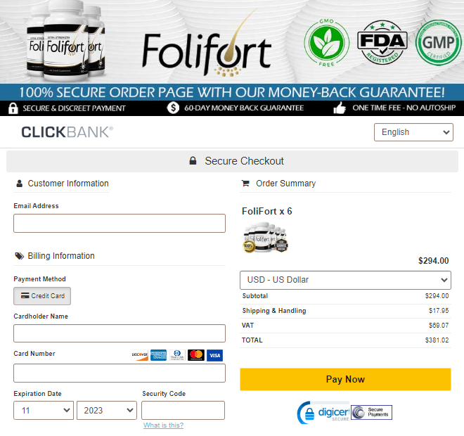 folifort website